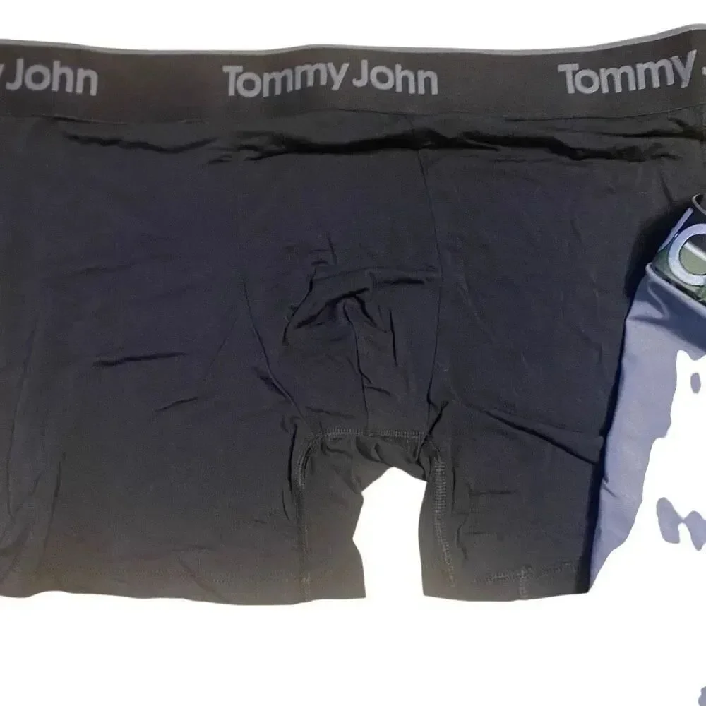 tommy john and Jockey boxer briefs set of 3 XL Black and grey